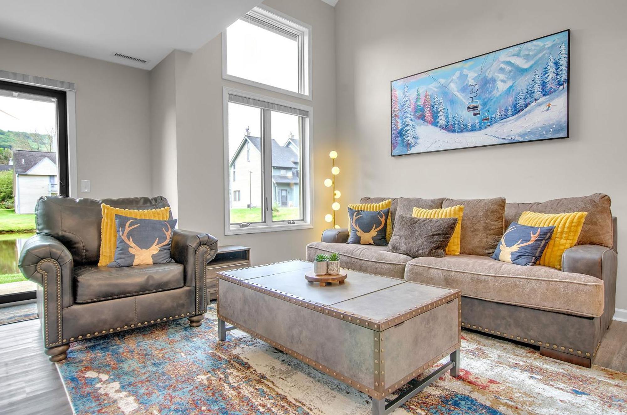Family Townhouse With Fireplace Ellicottville Buitenkant foto